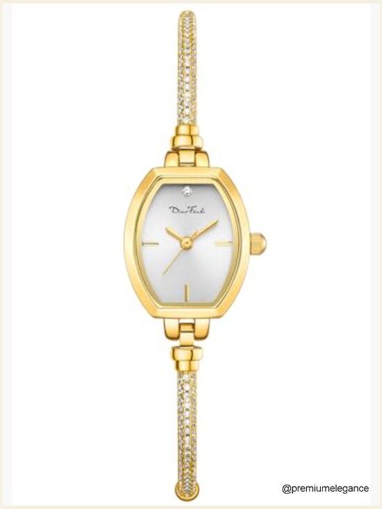 Petite Diamond Bracelet Watch for Women - Ultra-Thin Dress Analog Quartz main image 4